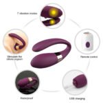 U Shape G-Spot Wireless Vibrator Rechargeable
