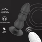 Shock Anal Plug Vibration with Remote Control