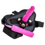 6.7 Inch Vibrating Ripple Strapon Dildo –Pink
