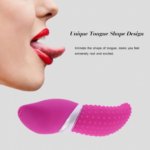 7 Frequency Battery-operated Waterproof Silicone Tounge Vibrator